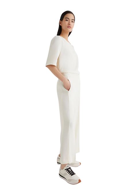 Pantalone con fasce in satin - BIANCO LANA Marella articolo 365 | GRACE001